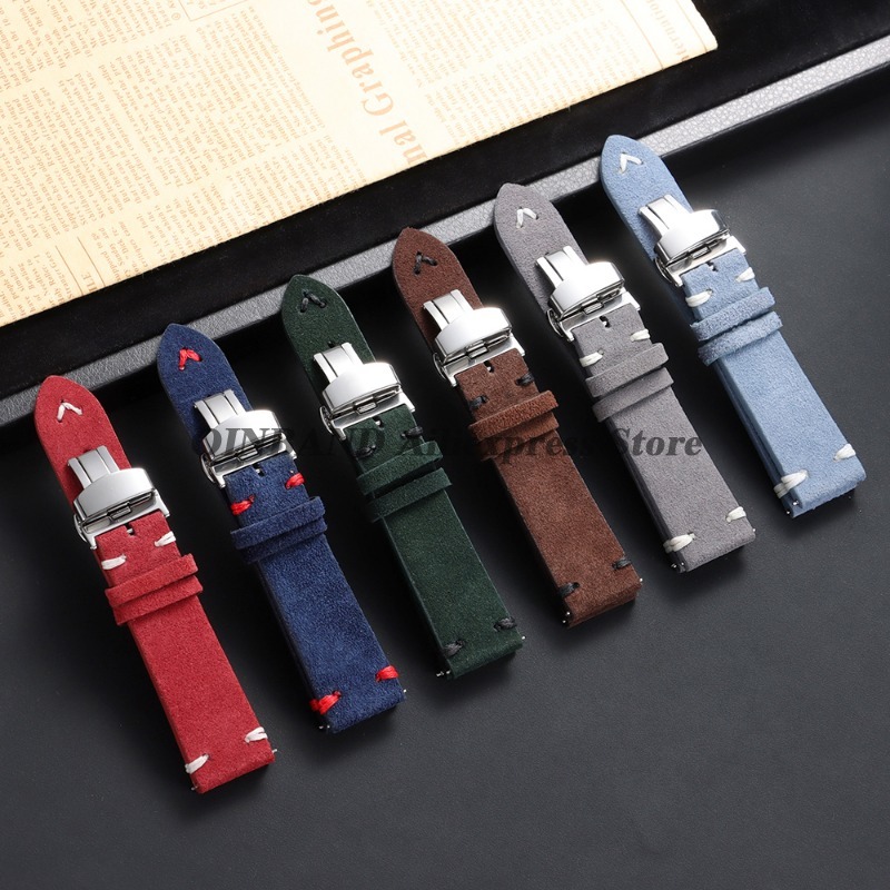 Suede Strap Watch - Ремешок для часов из мягкой телячьей