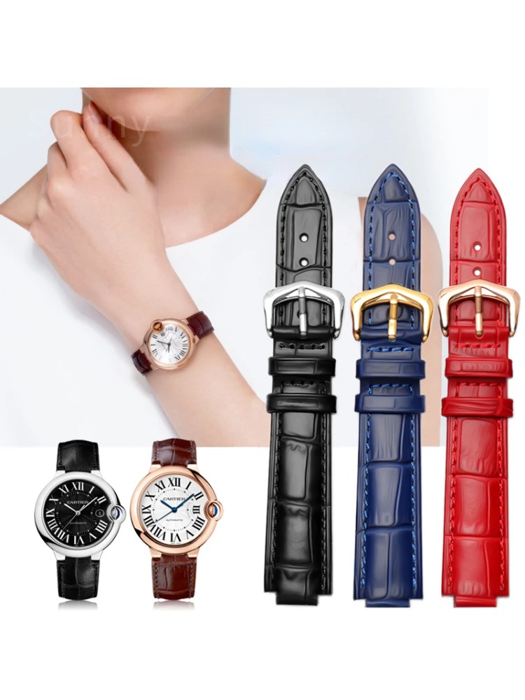 Cartier Watch Ballon Bleu - Ремешок из натуральной кожи для Tank