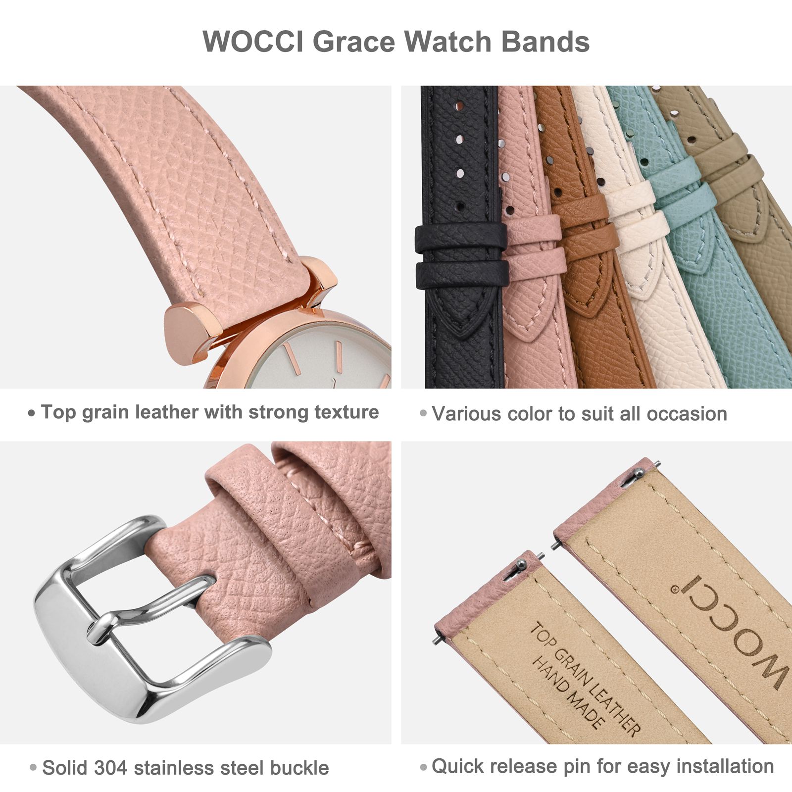 WOCCI Ремешок для часов из зер – обзор и цена Suede Strap Watch