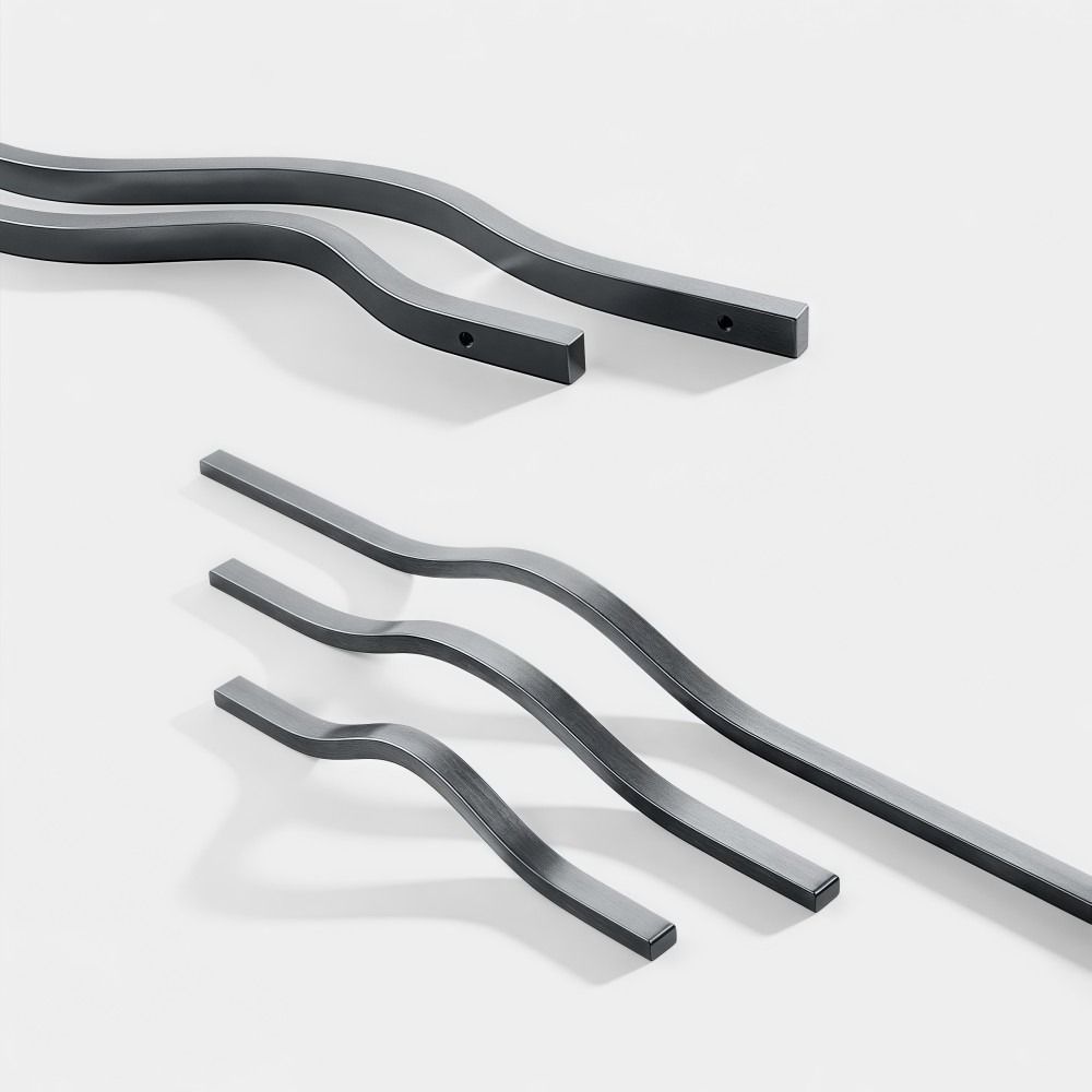 Ручка для шкафа из алюминиевог – обзор и цена Curved Spring Bar