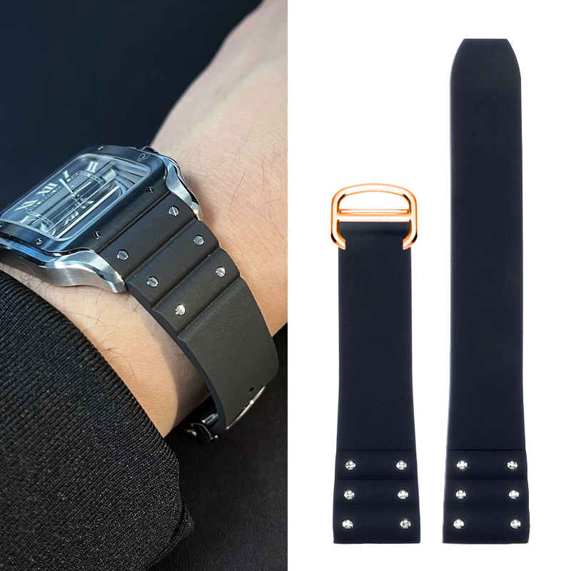 Высококачественный резиновый р – обзор и цена Cartier Watch Santos